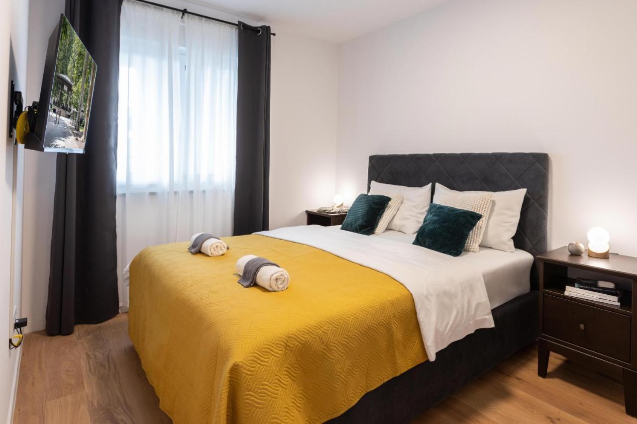 Design 2Bdr Apartment With Balcony- Free Parking Zágráb Kültér fotó