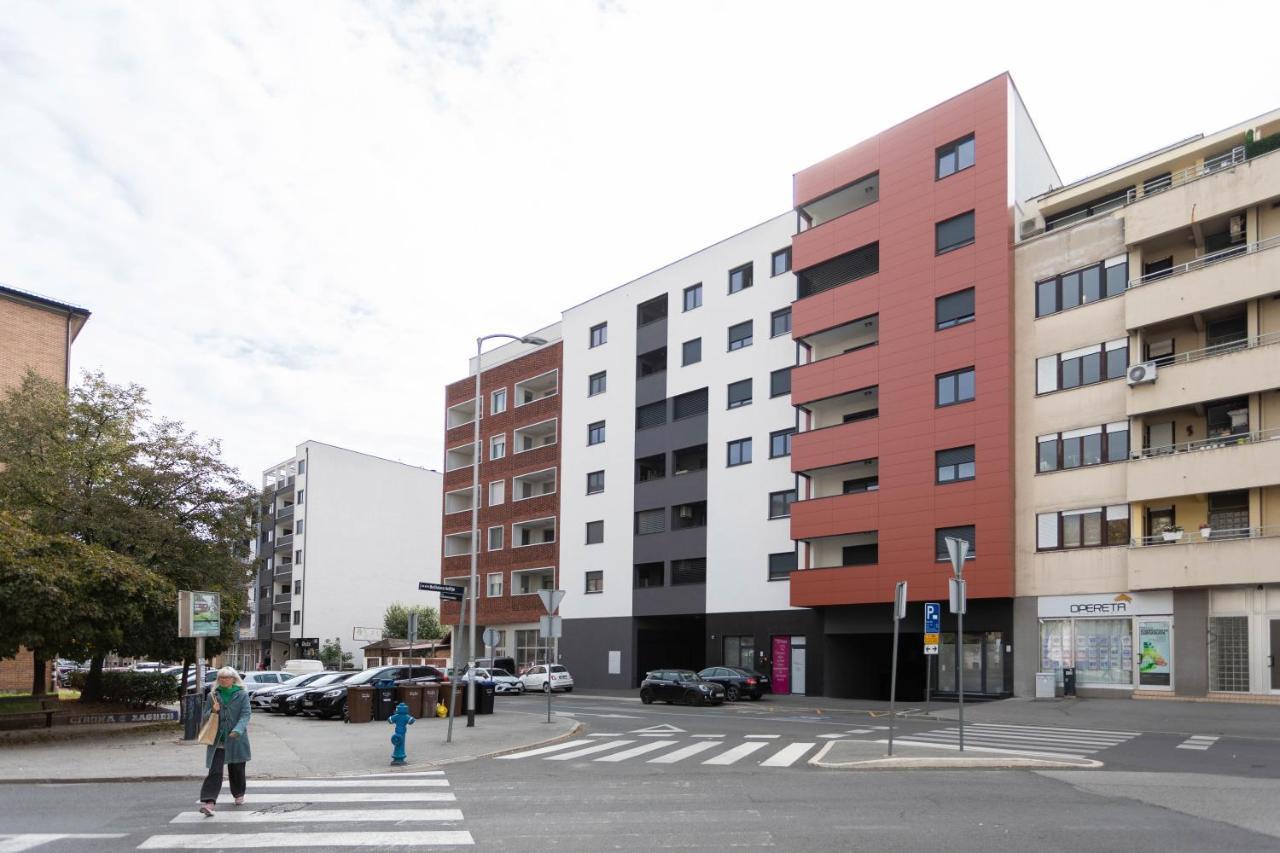 Design 2Bdr Apartment With Balcony- Free Parking Zágráb Kültér fotó