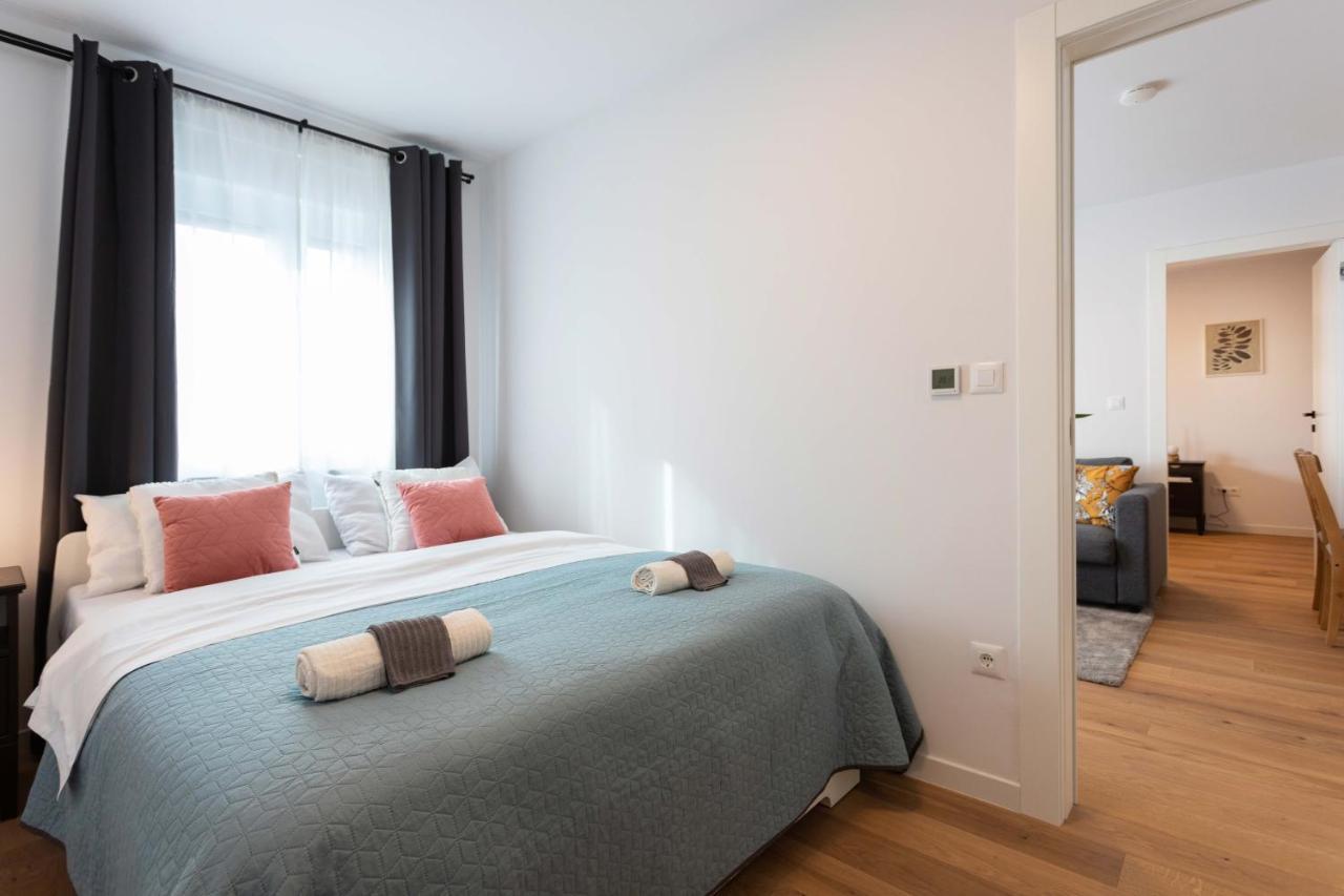 Design 2Bdr Apartment With Balcony- Free Parking Zágráb Kültér fotó